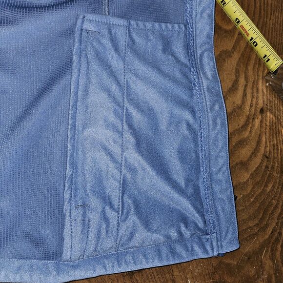 Baleaf Vest Men Medium Blue Full Zip Pockets Performance Hiking Activewear - Picture 8 of 9